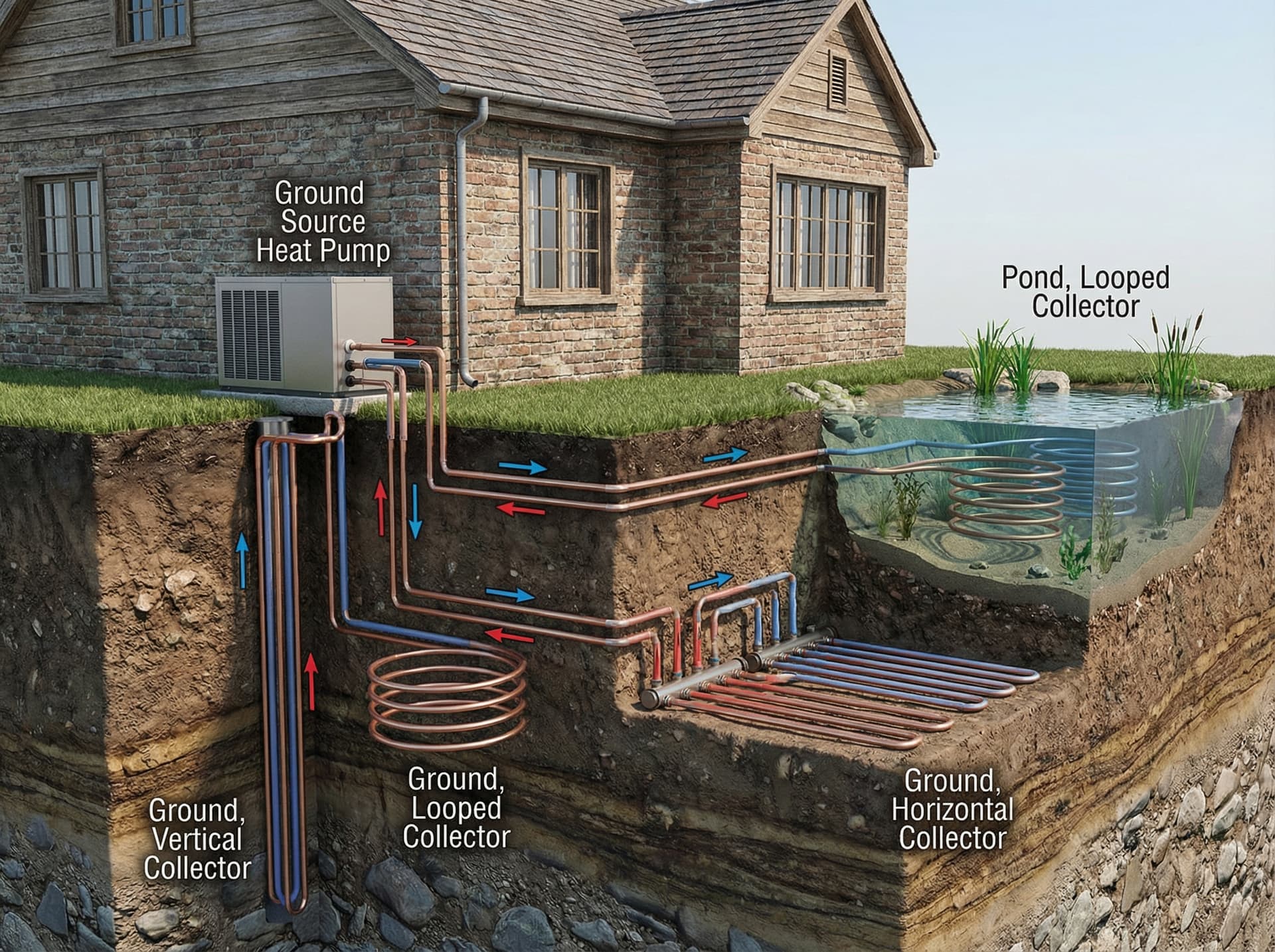 Geothermal Heat Pump Installation