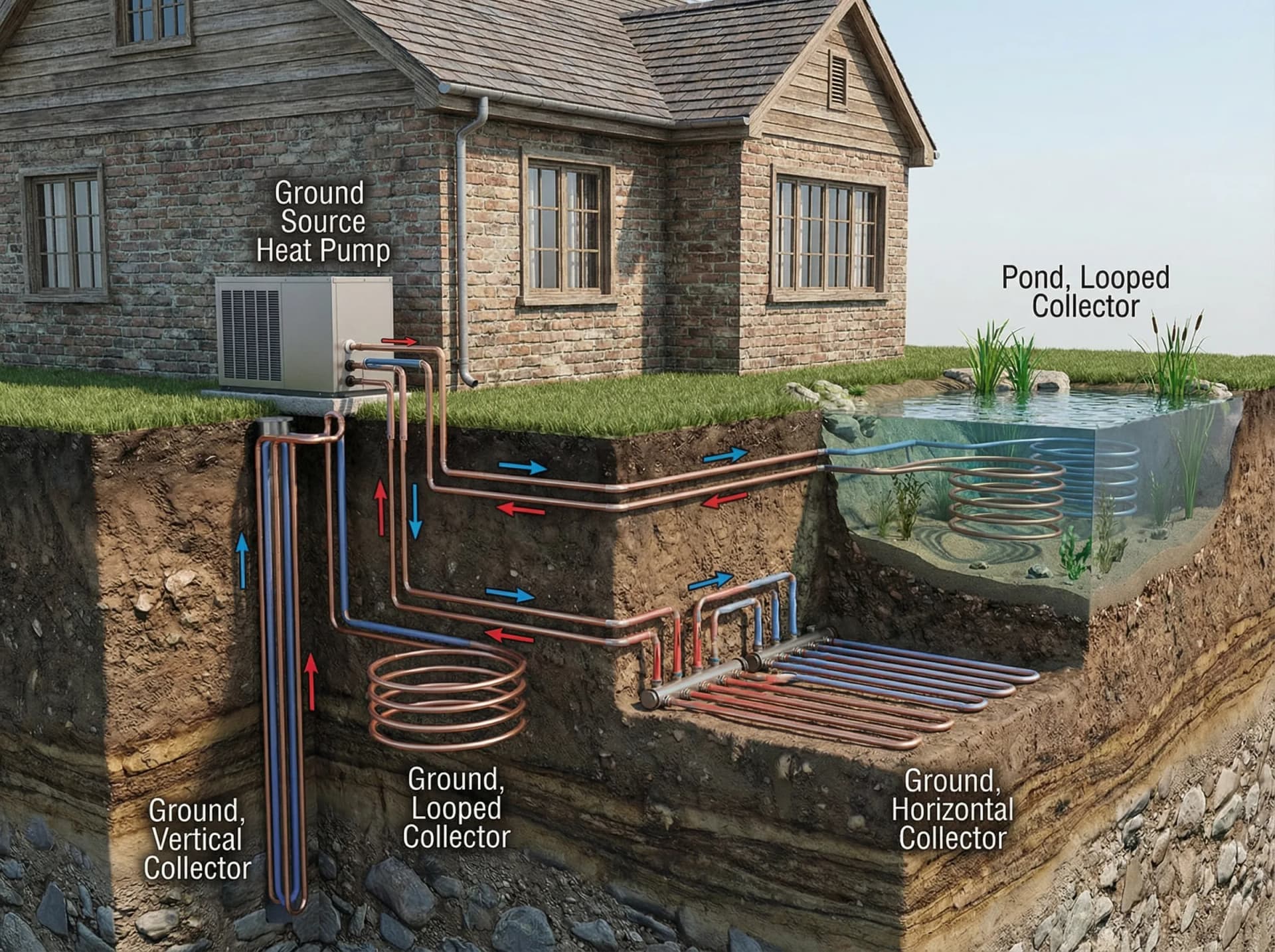 Geothermal Heat Pump Installation